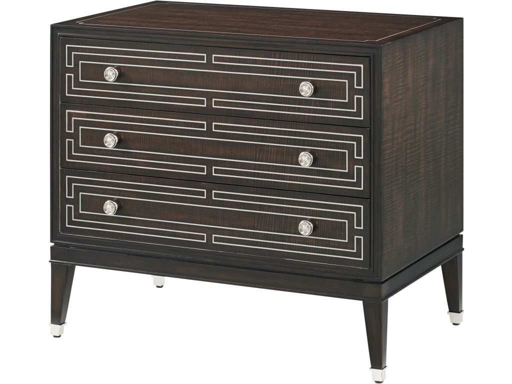 Spencer London 3-Drawer Nightstand - image 1