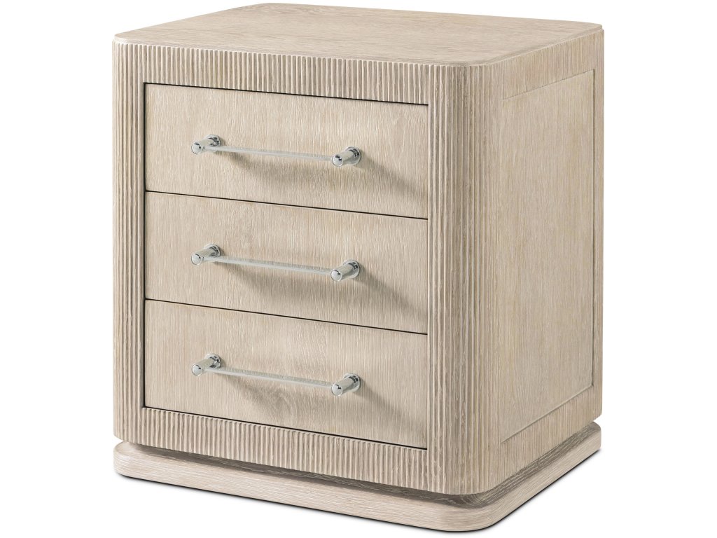 Horizon Three Drawer Small Nightstand - image 1