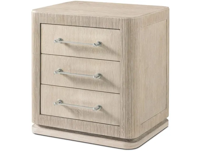 Horizon Three Drawer Small Nightstand - Alternative View