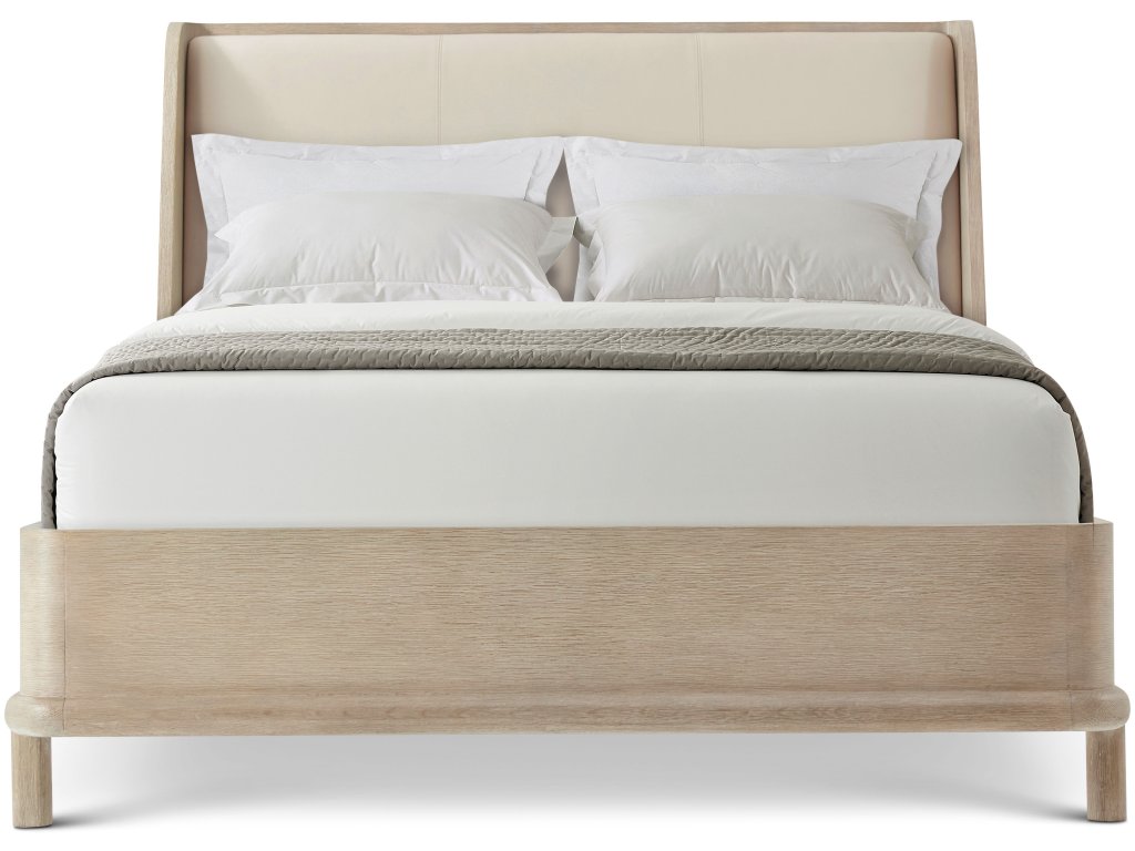 Repose Wooden With Upholstered Headboard Us King Bed - image 3