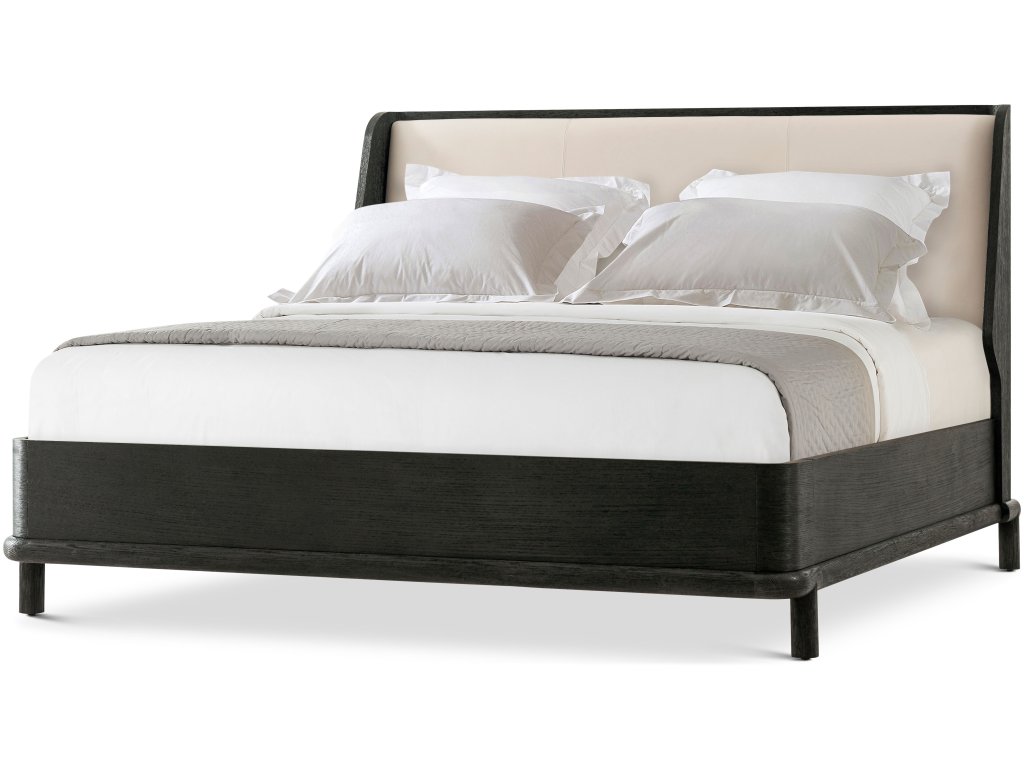 Repose Wooden With Upholstered Headboard Us King Bed - main image