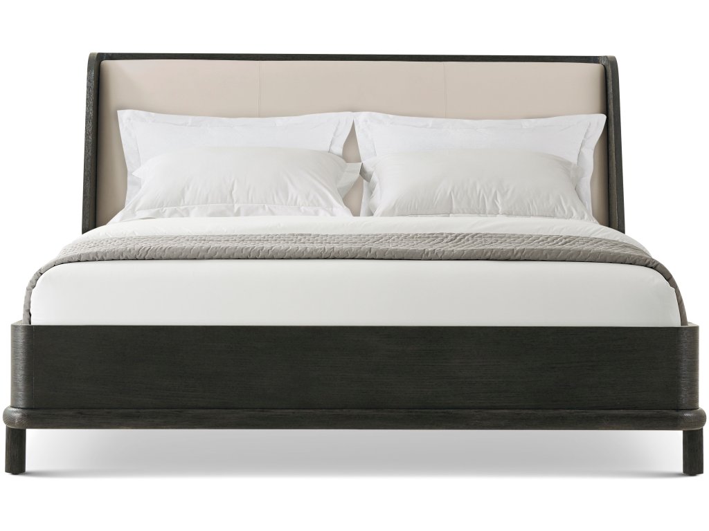 Repose Wooden With Upholstered Headboard Us King Bed - image 2