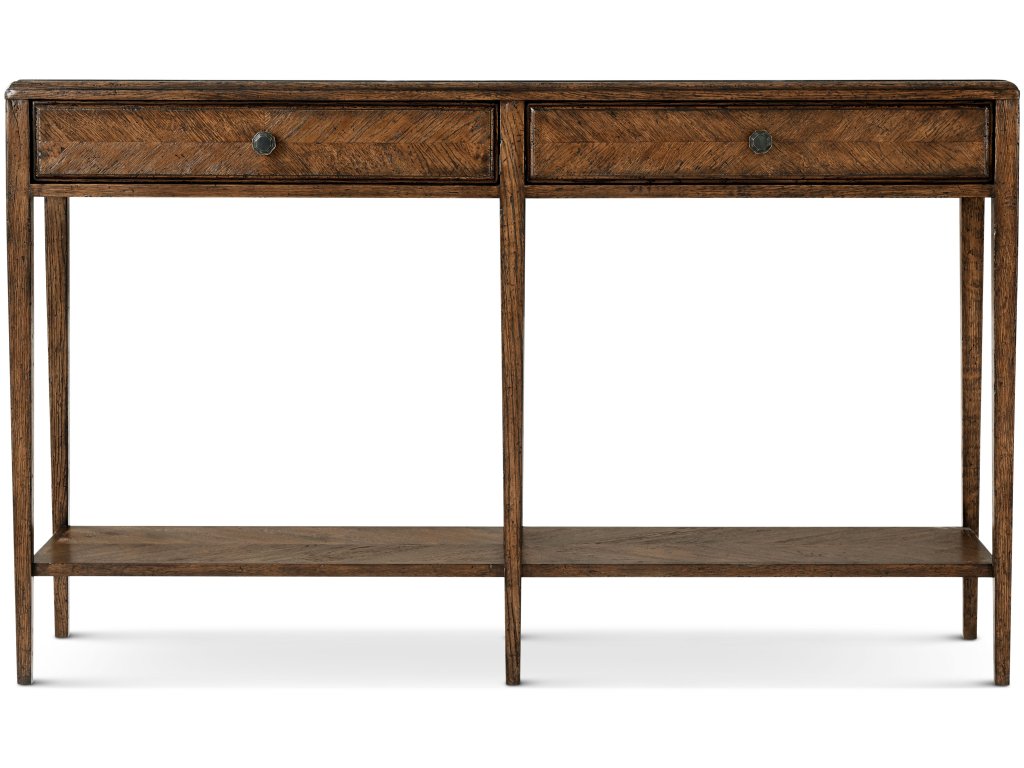 Nova Two Frieze Drawers Console Table - image 1
