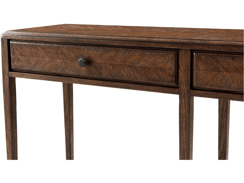 Nova Two Frieze Drawers Console Table - image 2