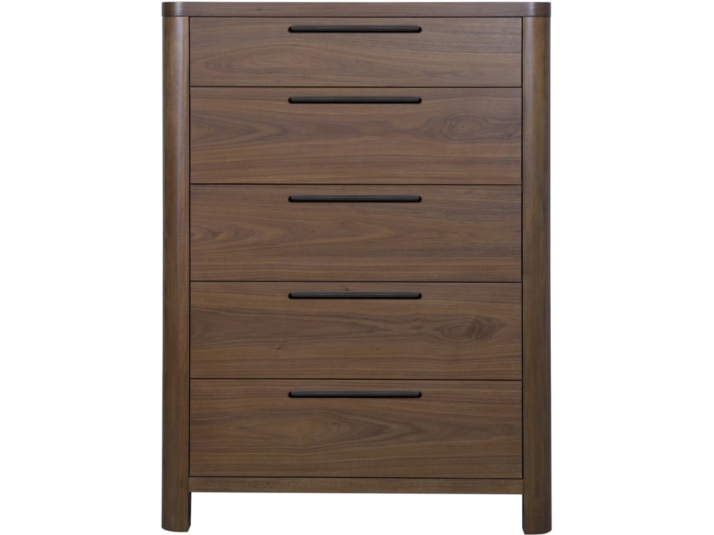 Totes Five Drawer Chest in English Walnut - main image