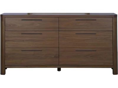 Totes Six Drawer Dresser in English Walnut