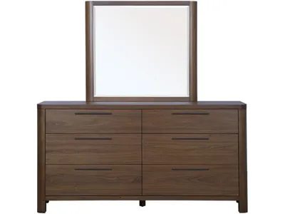 Totes Six Drawer Dresser in English Walnut