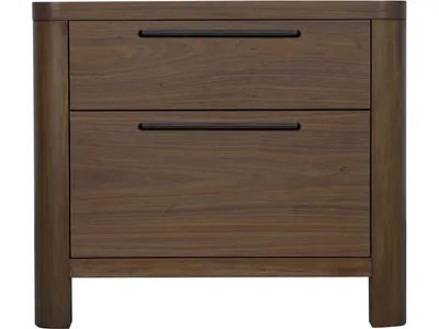 Totes Two Drawer Nightstand in English Walnut