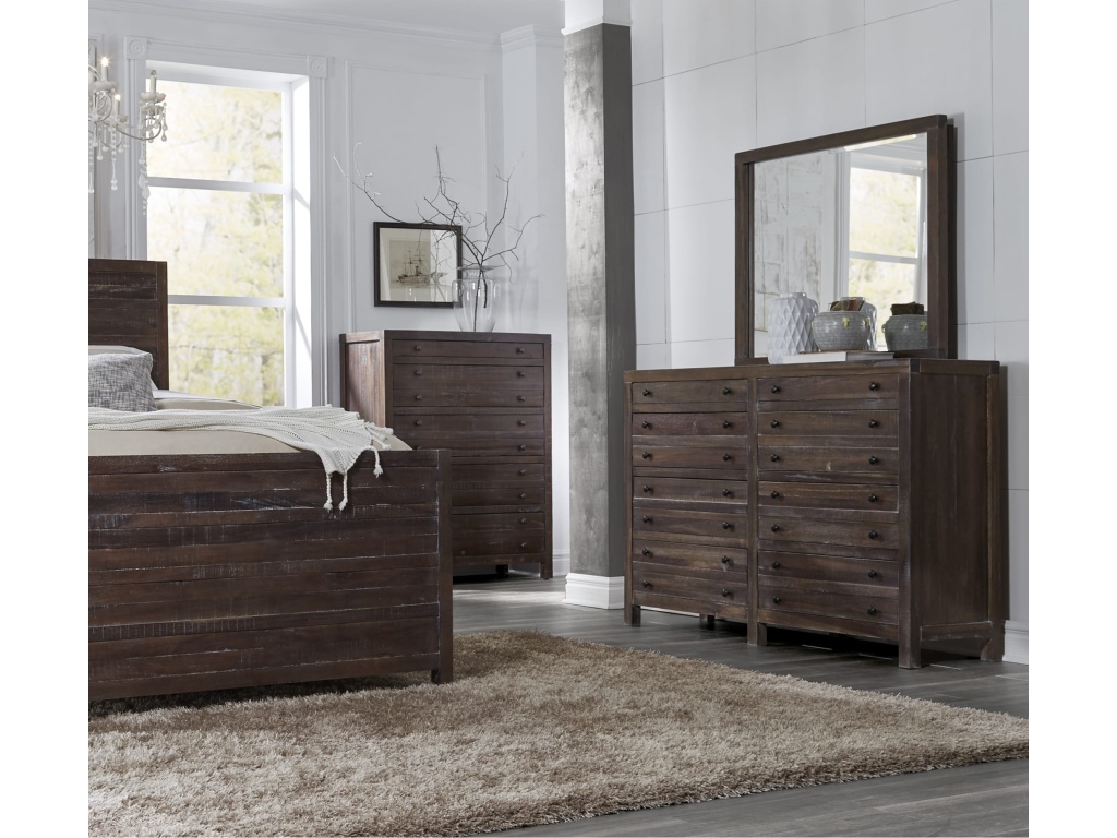 Townsend Eight Drawer Solid Wood Dresser in Java (2024) - main image