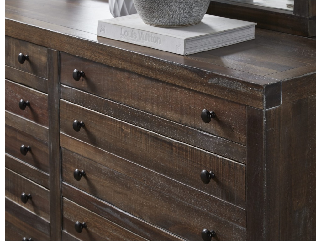 Townsend Eight Drawer Solid Wood Dresser in Java (2024) - image 2