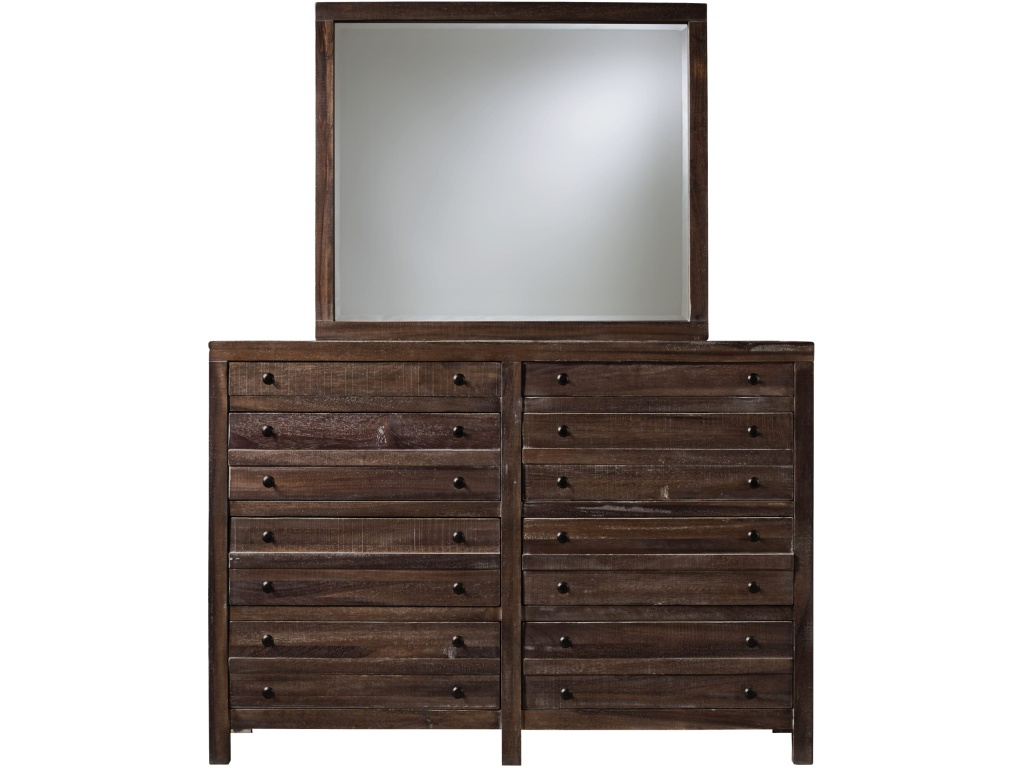Townsend Eight Drawer Solid Wood Dresser in Java (2024) - image 3