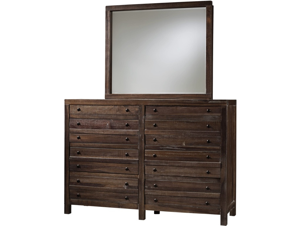 Townsend Eight Drawer Solid Wood Dresser in Java (2024) - image 4