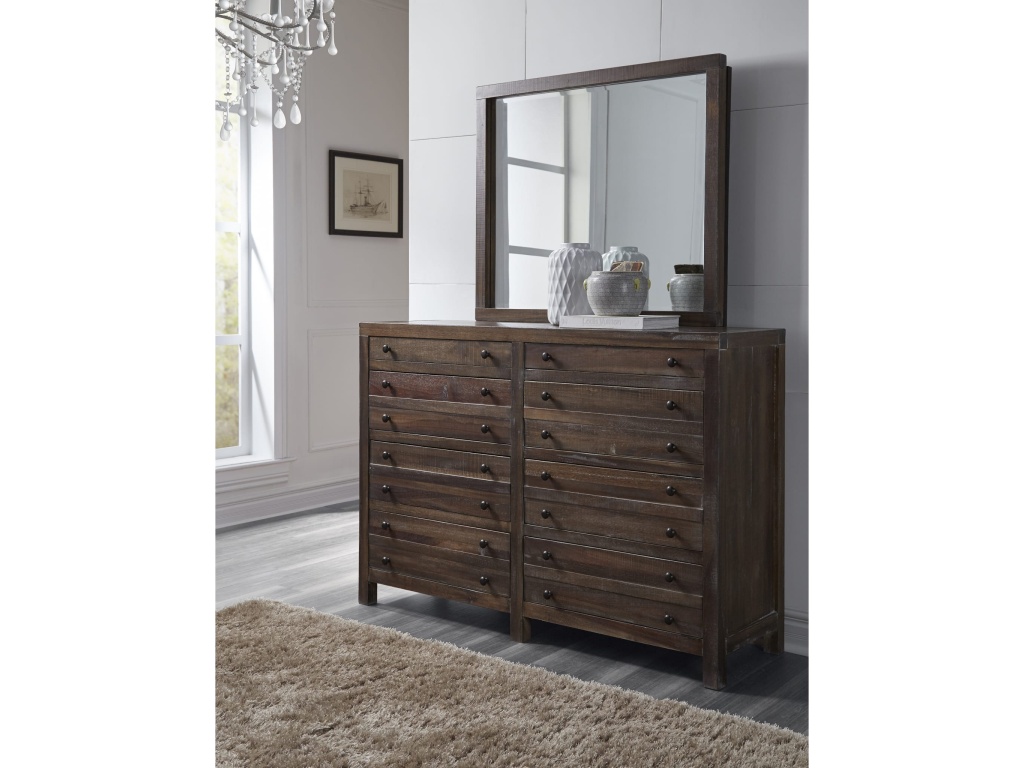 Townsend Eight Drawer Solid Wood Dresser in Java (2024) - image 5