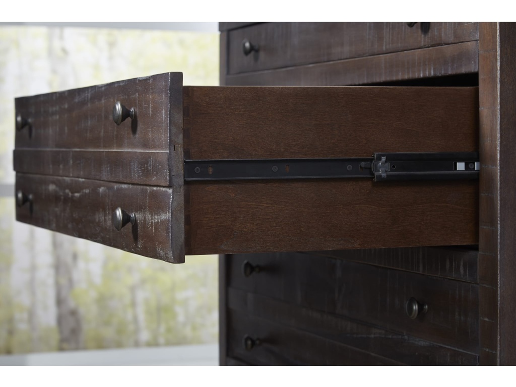 Townsend Five Drawer Solid Wood Chest in Java - image 3