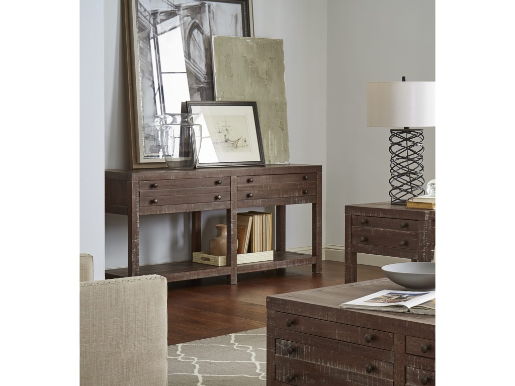 Townsend Solid Wood Console Table in Java - image 1