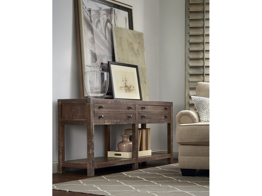 Townsend Solid Wood Console Table in Java - main image