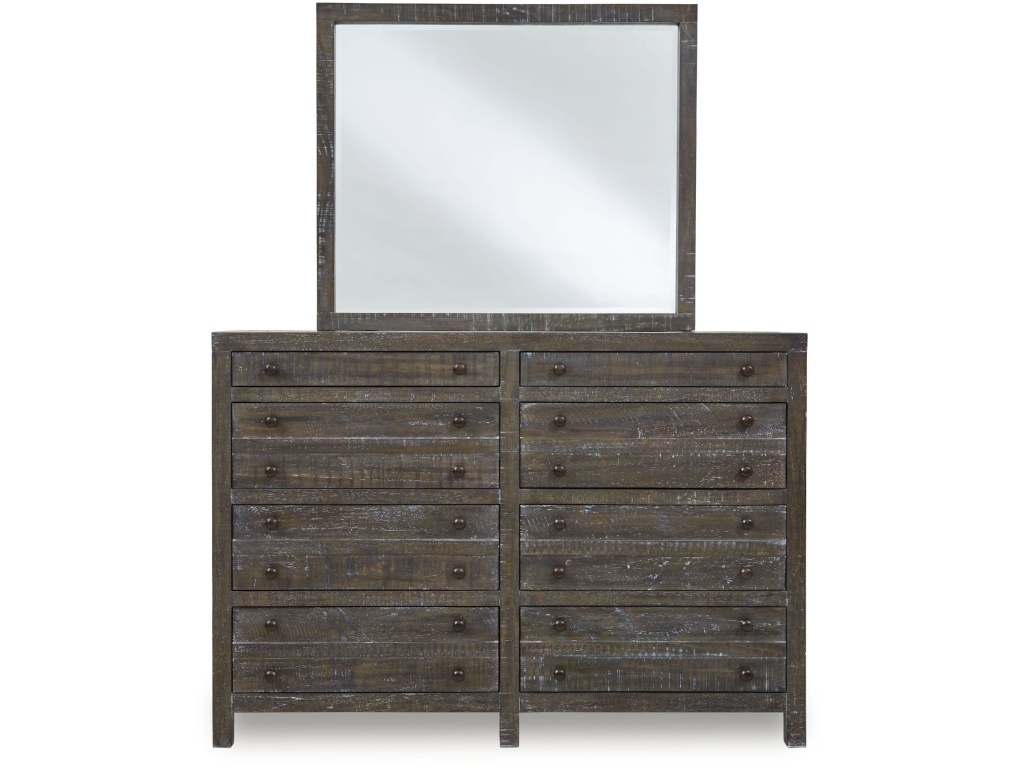 Townsend Solid Wood Eight Drawer Dresser in Gunmetal (2024) - image 3