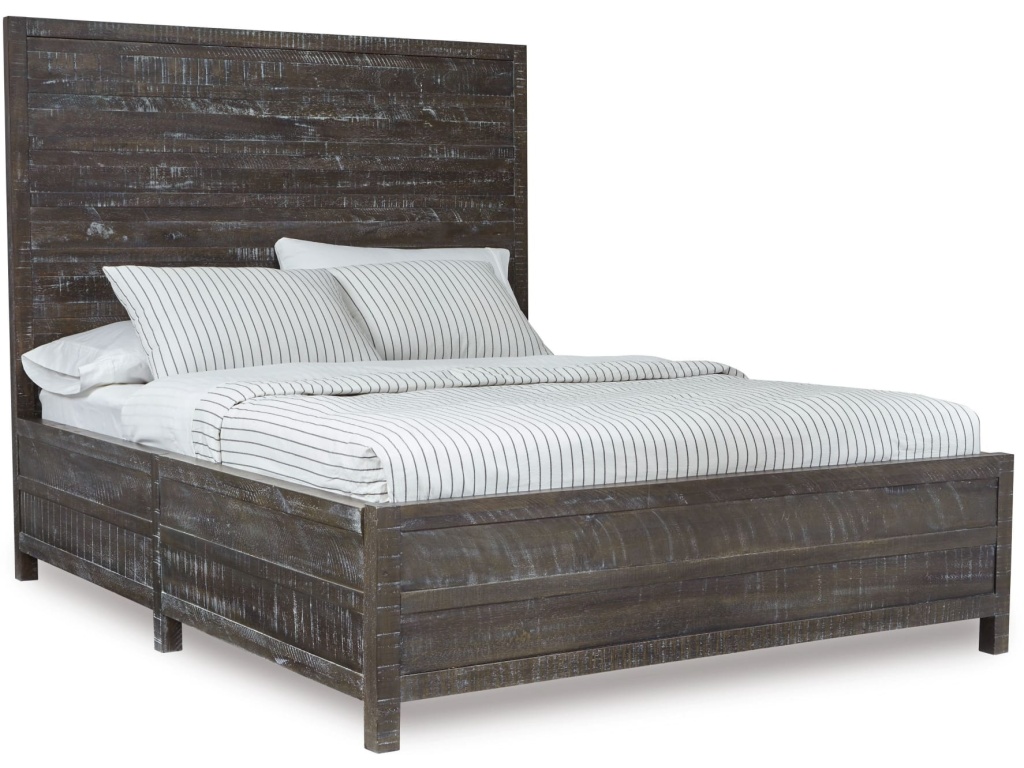 Townsend Solid Wood Low-Profile Bed in Gunmetal - image 3
