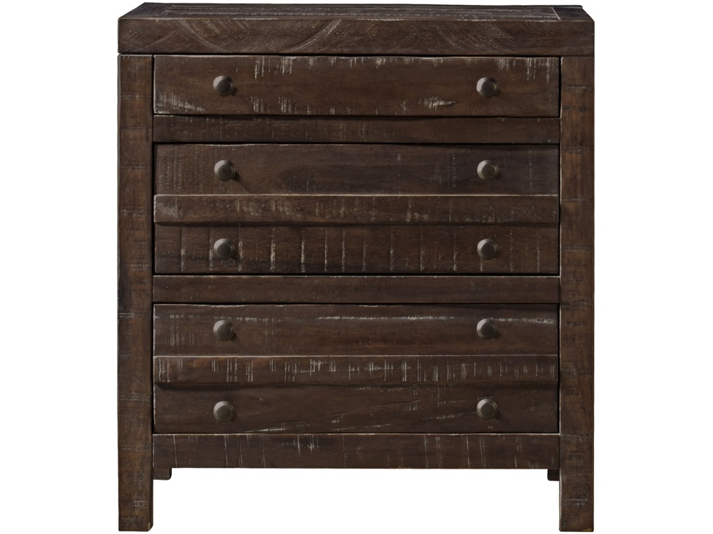 Townsend Three Drawer Solid Wood Nightstand in Java - image 2