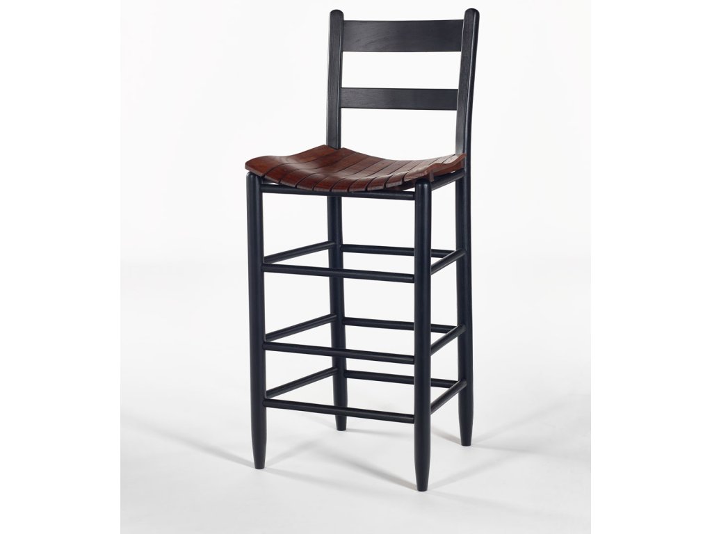 Cottage Ladder Back Bar Stool - image 1
