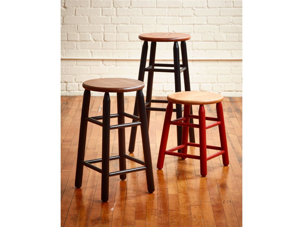 24" Round Top Stools - main image