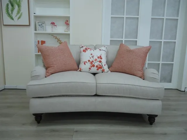 Linen Loveseat
