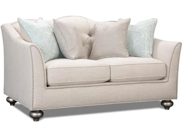 Silver Loveseat