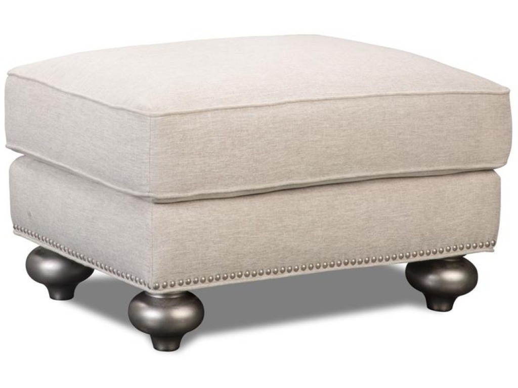 Silver Ottoman - image 1
