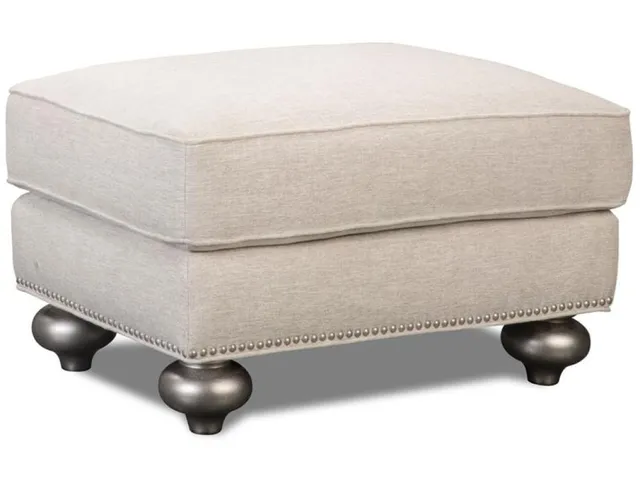 Silver Ottoman