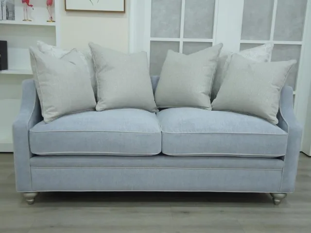 Silver Loveseat