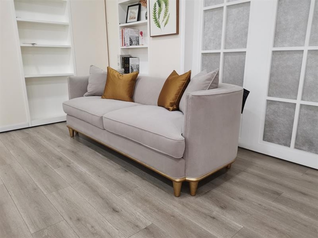 Ivory Sofa - image 1