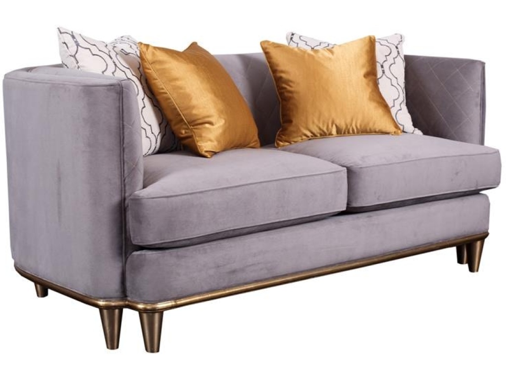 Grey Loveseat - image 1