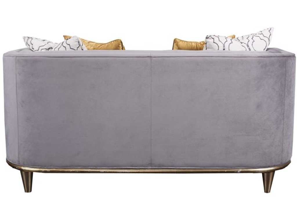 Grey Loveseat - image 2
