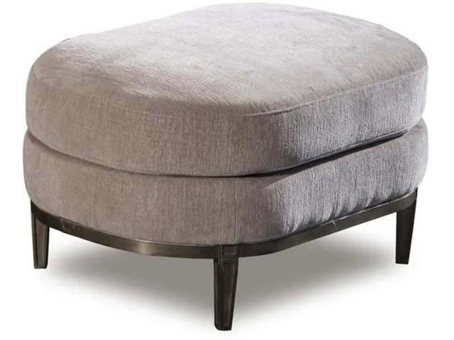 Pewter Ottoman