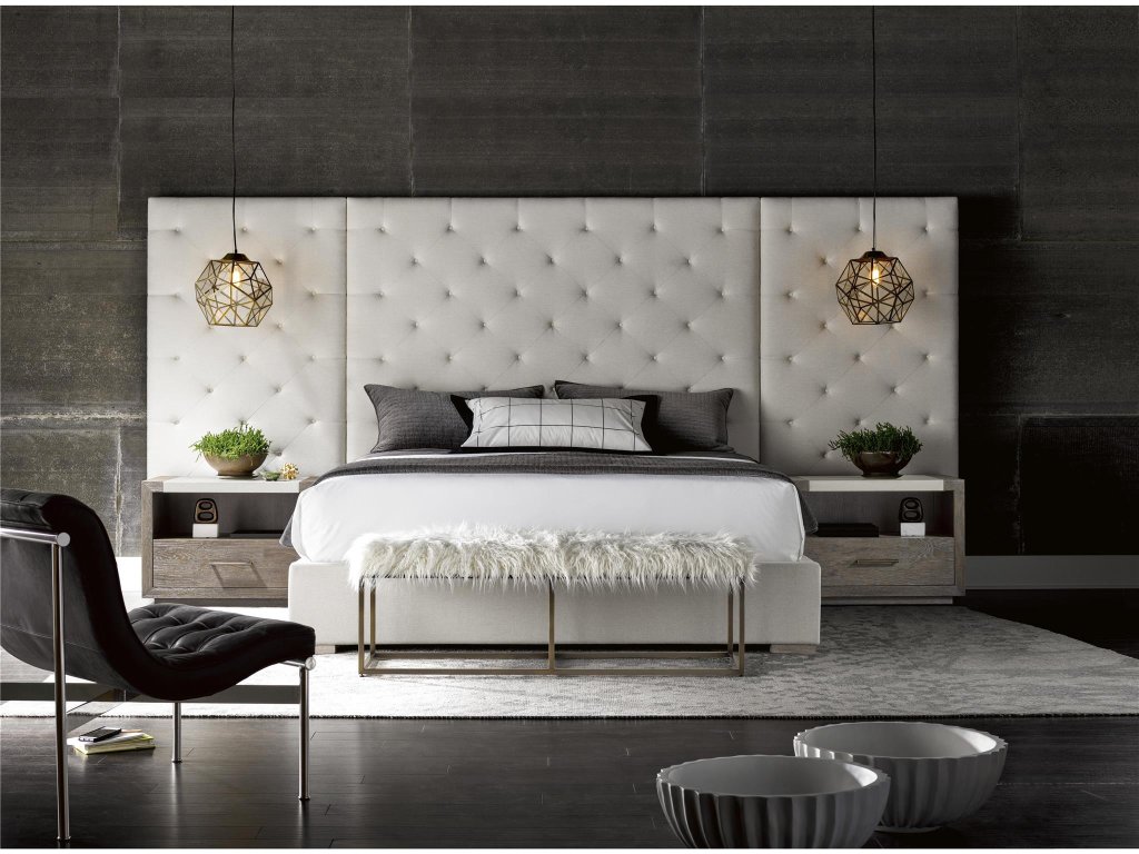 Brando Cal King Bed With Panels - main image