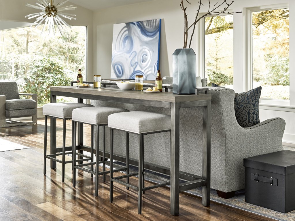 Mitchell Console Table With 3 Stools - main image