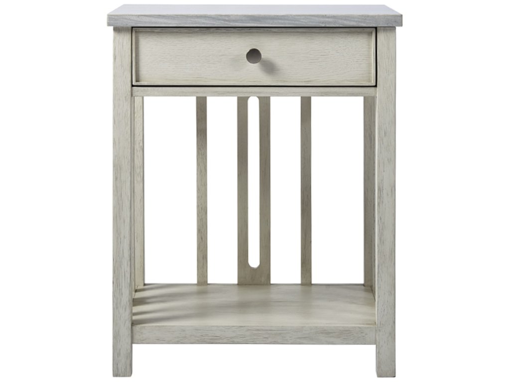 Bedside Table With Stone Top - image 4