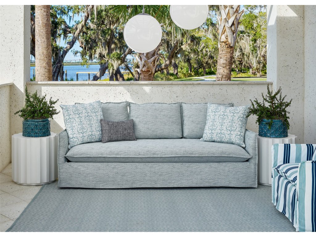 Siesta Key Outdoor Slipcover Sofa - Special Order - main image