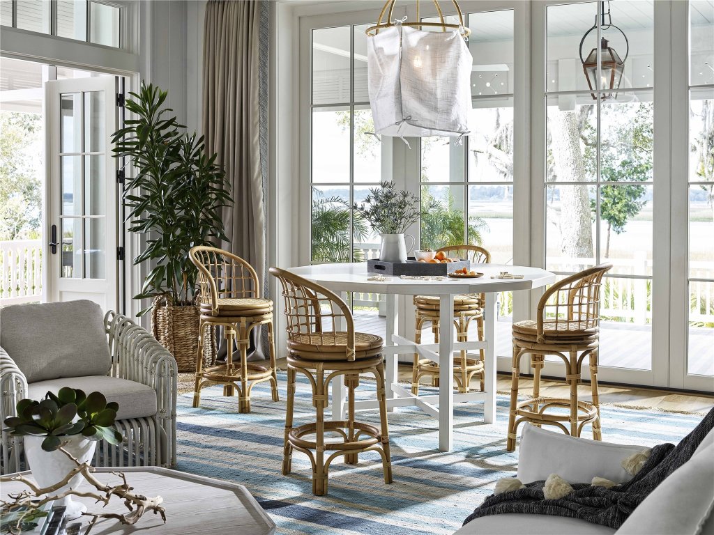 Rattan Counter Stool - image 1