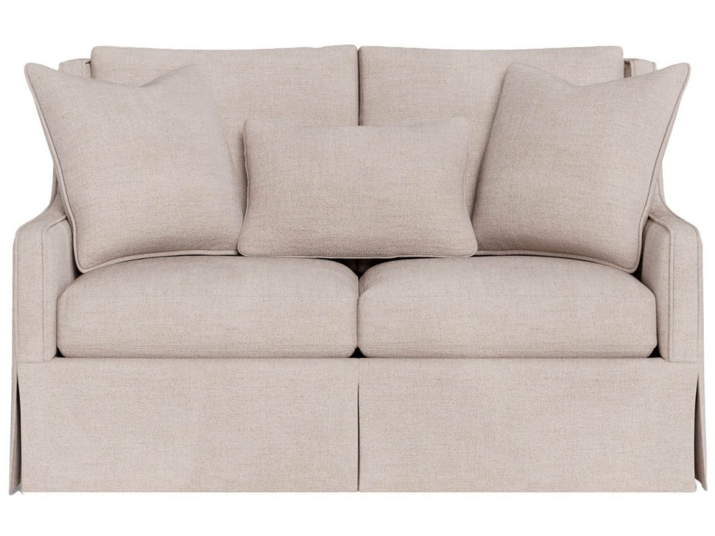 Hudson Skirted Loveseat - Special Order - main image
