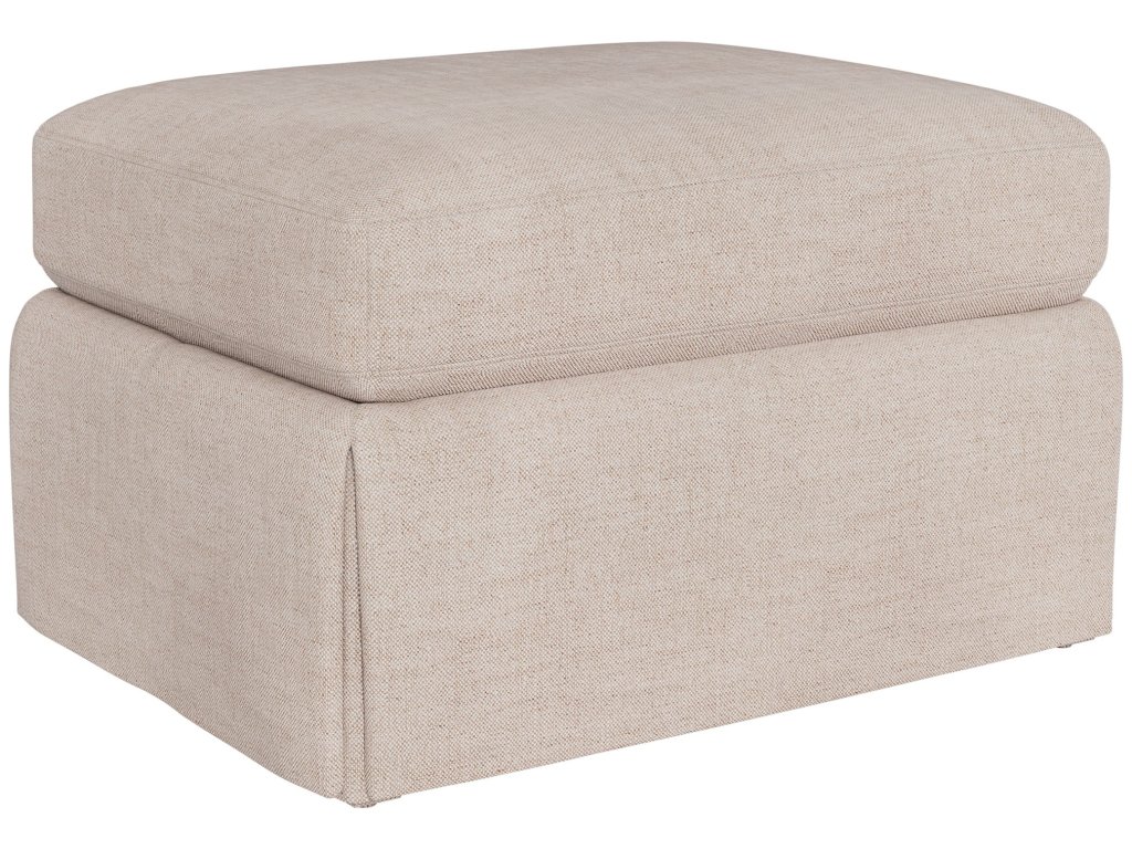 Hudson Skirted Ottoman - image 1