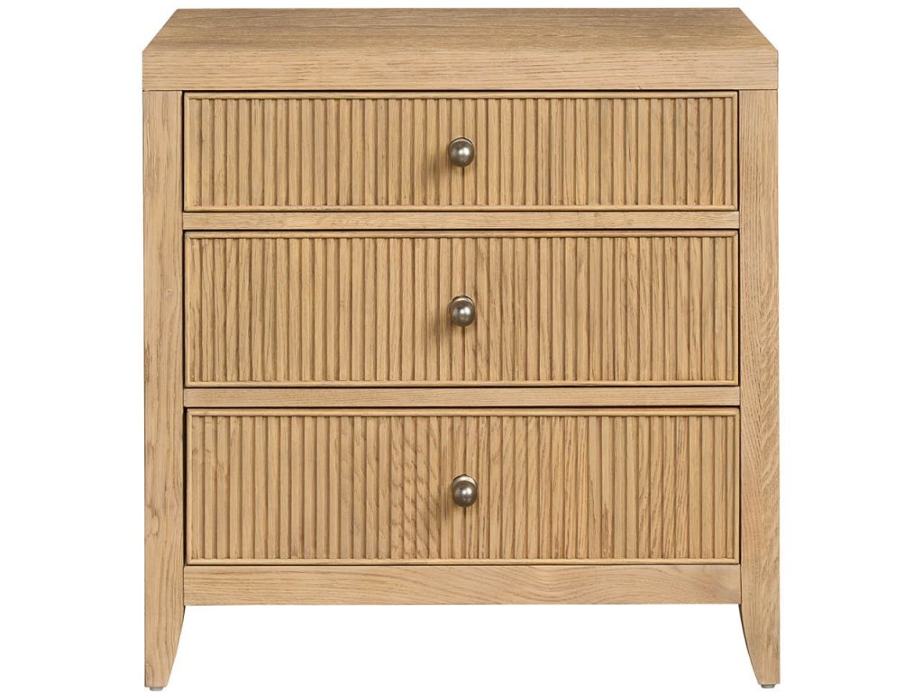 Carmen Three Drawer Nightstand - main image