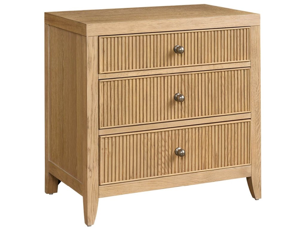 Carmen Three Drawer Nightstand - image 1