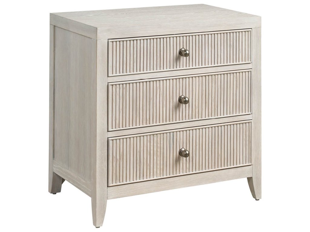 Carmen Three Drawer Nightstand - image 1