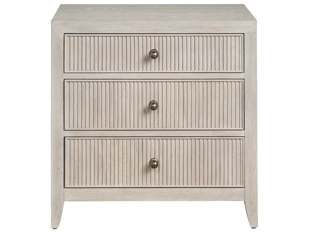 Carmen Three Drawer Nightstand - main image