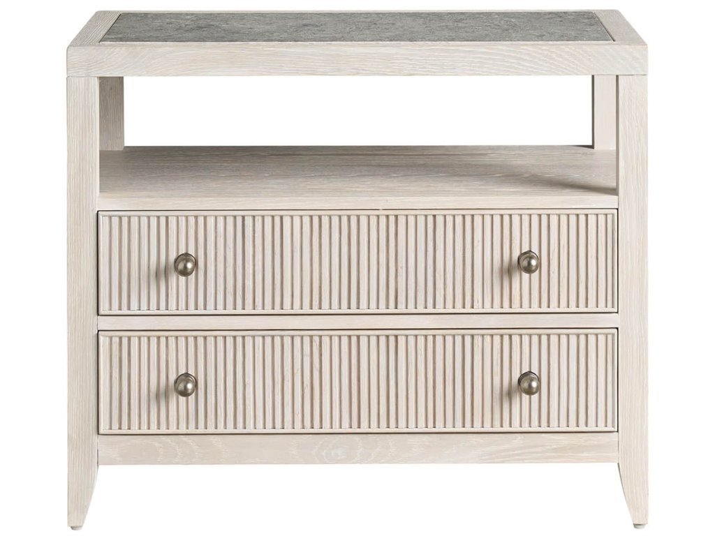 Carmen Two Drawer Nightstand - main image