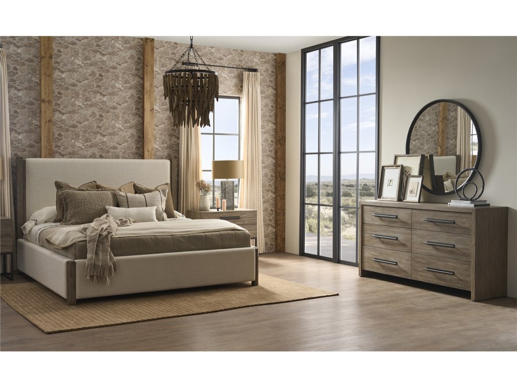 Boulder Upholstered Bed Queen - image 1