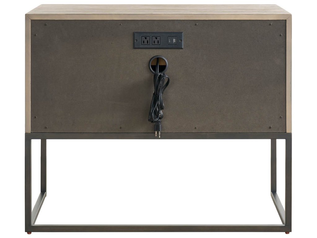 Boulder Metal Base Nightstand - image 4