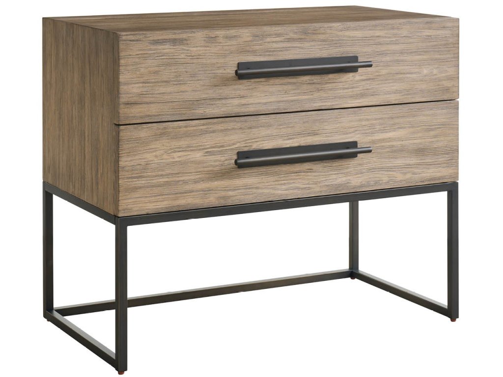 Boulder Metal Base Nightstand - image 3
