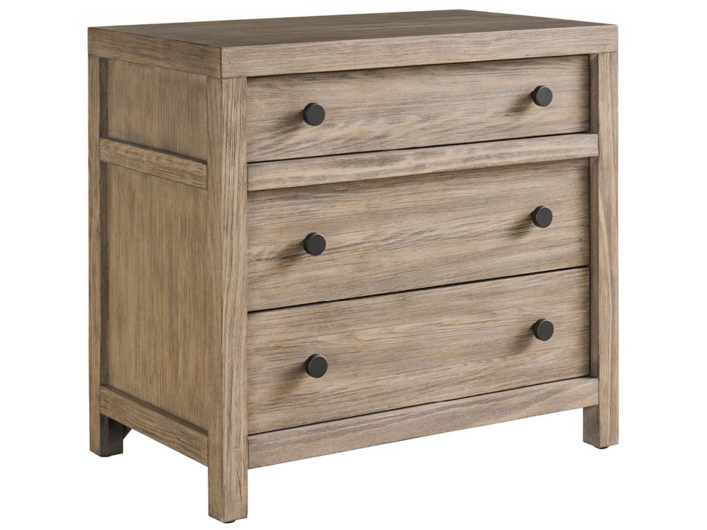 Boulder Three Drawer Nightstand - image 1